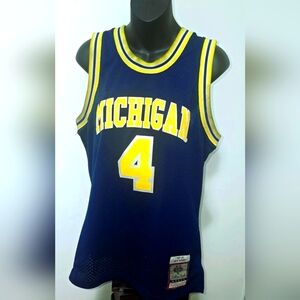 Mitchell&ness  medium blue and yellow